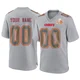 Youth Custom Kansas City Chiefs ＃00 Game Gray Atmosphere Fashion Super Bowl LIX Jersey