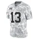 Youth Cyrus Allen Kansas City Chiefs ＃13 Limited Arctic Camo 2024 Salute to Service Jersey