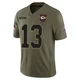 Youth Cyrus Allen Kansas City Chiefs ＃13 Limited Olive 2025 Salute to Service Jersey