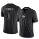 Youth EJ Smith Kansas City Chiefs ＃0 Limited Black Reflective Jersey