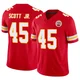 Youth Eric Scott Jr. Kansas City Chiefs ＃45 Limited Red Vapor F.U.S.E. Jersey