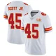Youth Eric Scott Jr. Kansas City Chiefs ＃45 Limited White Vapor Untouchable Super Bowl LIX Jersey