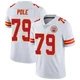 Youth Esa Pole Kansas City Chiefs ＃79 Limited White Vapor Untouchable Jersey