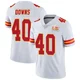 Youth Ethan Downs Kansas City Chiefs ＃40 Limited White Vapor Untouchable Super Bowl LIX Jersey