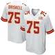 Youth Ethan Driskell Kansas City Chiefs ＃75 Game White Super Bowl LIX Jersey