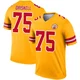 Youth Ethan Driskell Kansas City Chiefs ＃75 Legend Gold Inverted Jersey
