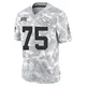 Youth Ethan Driskell Kansas City Chiefs ＃75 Limited Arctic Camo 2024 Salute to Service Jersey