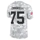 Youth Ethan Driskell Kansas City Chiefs ＃75 Limited Arctic Camo 2024 Salute to Service Jersey