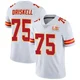 Youth Ethan Driskell Kansas City Chiefs ＃75 Limited White Vapor Untouchable Super Bowl LIX Jersey