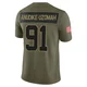 Youth Felix Anudike-Uzomah Kansas City Chiefs ＃91 Limited Olive 2025 Salute to Service Jersey