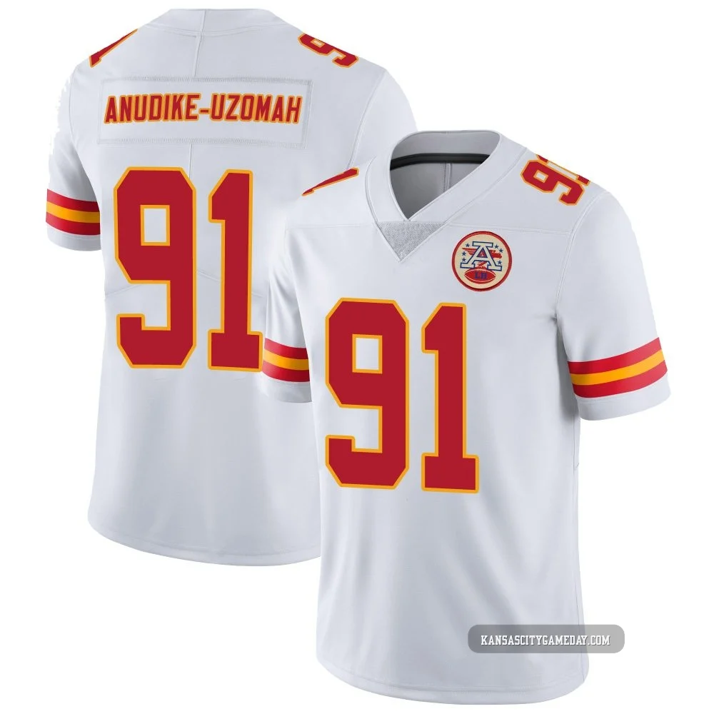 Youth Felix Anudike-Uzomah Kansas City Chiefs ＃91 Limited White Vapor Untouchable Jersey