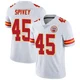 Youth Geor'Quarius Spivey Kansas City Chiefs ＃45 Limited White Vapor Untouchable Jersey