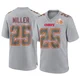 Youth Glendon Miller Kansas City Chiefs ＃25 Game Gray Atmosphere Fashion Super Bowl LIX Jersey