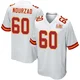 Youth Hunter Nourzad Kansas City Chiefs ＃60 Game White Super Bowl LIX Jersey