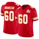 Youth Hunter Nourzad Kansas City Chiefs ＃60 Limited Red Vapor F.U.S.E. Super Bowl LIX Jersey