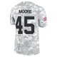 Youth Isaiah Moore Kansas City Chiefs ＃45 Limited Arctic Camo 2024 Salute to Service Jersey