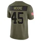 Youth Isaiah Moore Kansas City Chiefs ＃45 Limited Olive 2025 Salute to Service Jersey