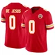 Youth Jacob De Jesus Kansas City Chiefs ＃0 Limited Red Vapor F.U.S.E. Jersey