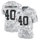 Youth Jacobe Covington Kansas City Chiefs ＃40 Limited Arctic Camo 2024 Salute to Service Jersey