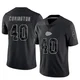 Youth Jacobe Covington Kansas City Chiefs ＃40 Limited Black Reflective Jersey