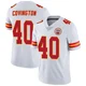 Youth Jacobe Covington Kansas City Chiefs ＃40 Limited White Vapor Untouchable Jersey