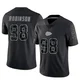 Youth Janarius Robinson Kansas City Chiefs ＃98 Limited Black Reflective Jersey