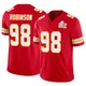 Youth Janarius Robinson Kansas City Chiefs ＃98 Limited Red Vapor F.U.S.E. Super Bowl LIX Jersey