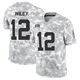 Youth Jared Wiley Kansas City Chiefs ＃12 Limited Arctic Camo 2024 Salute to Service Jersey