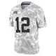 Youth Jared Wiley Kansas City Chiefs ＃12 Limited Arctic Camo 2024 Salute to Service Jersey
