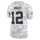 Youth Jared Wiley Kansas City Chiefs ＃12 Limited Arctic Camo 2024 Salute to Service Jersey