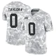 Youth Jason Taylor II Kansas City Chiefs ＃0 Limited Arctic Camo 2024 Salute to Service Jersey