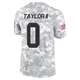 Youth Jason Taylor II Kansas City Chiefs ＃0 Limited Arctic Camo 2024 Salute to Service Jersey