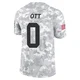 Youth Jaydn Ott Kansas City Chiefs ＃0 Limited Arctic Camo 2024 Salute to Service Jersey