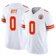 Youth Jaydn Ott Kansas City Chiefs ＃0 Limited White Vapor F.U.S.E. Jersey
