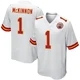 Youth Jerick McKinnon Kansas City Chiefs ＃1 Game White Jersey