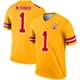 Youth Jerick McKinnon Kansas City Chiefs ＃1 Legend Gold Inverted Jersey