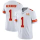 Youth Jerick McKinnon Kansas City Chiefs ＃1 Limited White Vapor Untouchable Super Bowl LIX Jersey