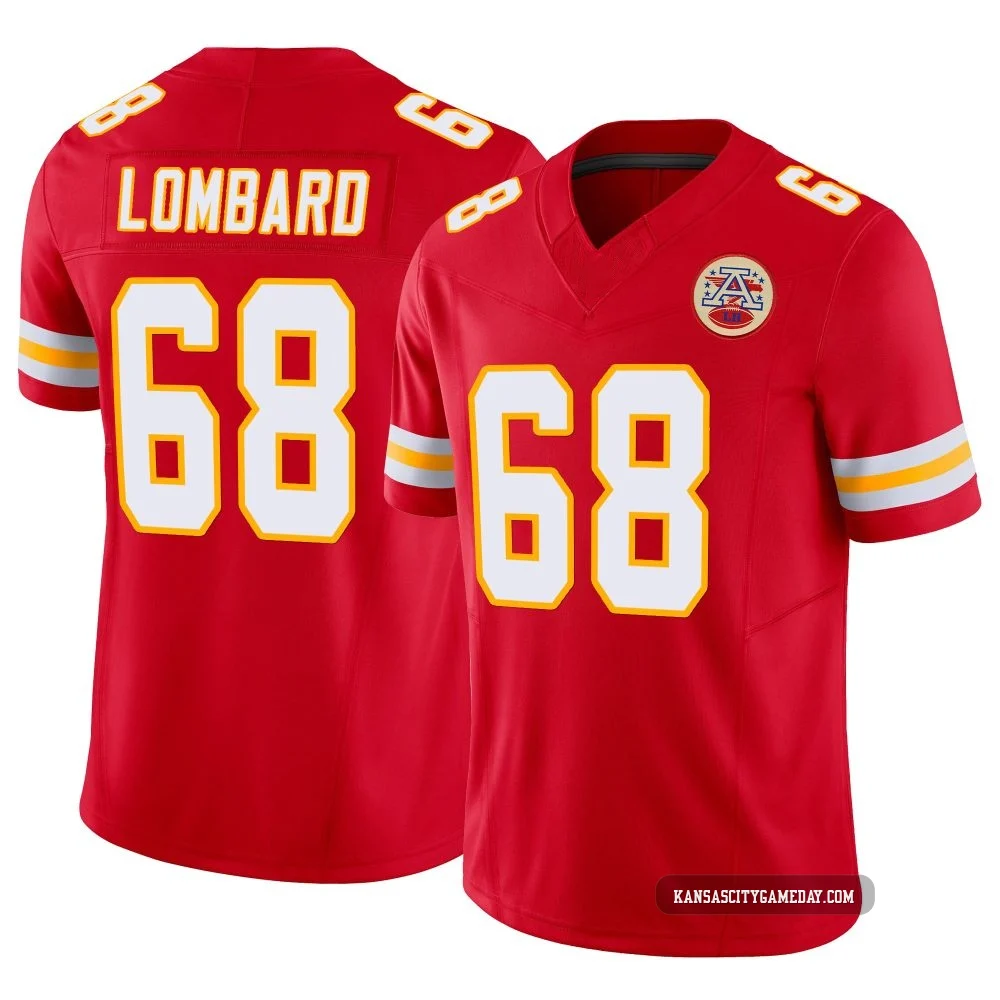 Youth Joey Lombard Kansas City Chiefs ＃68 Limited Red Vapor F.U.S.E. Jersey