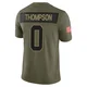 Youth Josh Thompson Kansas City Chiefs ＃0 Limited Olive 2025 Salute to Service Jersey