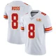 Youth Justyn Ross Kansas City Chiefs ＃8 Limited White Vapor Untouchable Super Bowl LIX Jersey