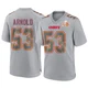 Youth Kam Arnold Kansas City Chiefs ＃53 Game Gray Atmosphere Fashion Super Bowl LIX Jersey