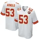 Youth Kam Arnold Kansas City Chiefs ＃53 Game White Jersey