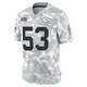 Youth Kam Arnold Kansas City Chiefs ＃53 Limited Arctic Camo 2024 Salute to Service Jersey