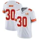 Youth Keaontay Ingram Kansas City Chiefs ＃30 Limited White Vapor Untouchable Super Bowl LIX Jersey