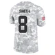 Youth Key'Shawn Smith Kansas City Chiefs ＃8 Limited Arctic Camo 2024 Salute to Service Jersey