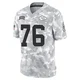 Youth Kingsley Suamataia Kansas City Chiefs ＃76 Limited Arctic Camo 2024 Salute to Service Jersey