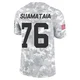 Youth Kingsley Suamataia Kansas City Chiefs ＃76 Limited Arctic Camo 2024 Salute to Service Jersey