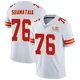 Youth Kingsley Suamataia Kansas City Chiefs ＃76 Limited White Vapor Untouchable Super Bowl LIX Jersey