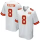 Youth Kristian Fulton Kansas City Chiefs ＃8 Game White Super Bowl LIX Jersey