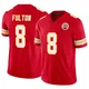 Youth Kristian Fulton Kansas City Chiefs ＃8 Limited Red Vapor F.U.S.E. Jersey